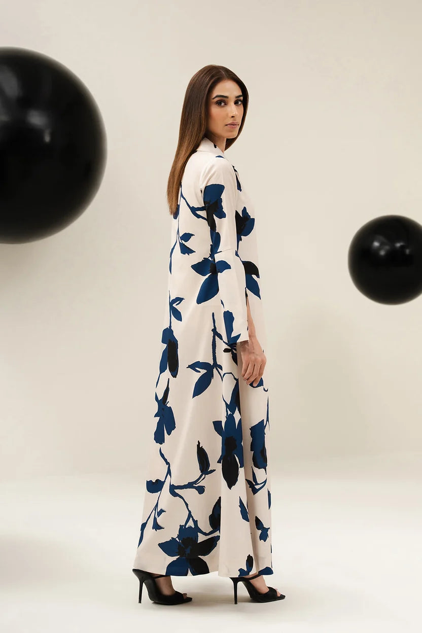Silk 2-Piece Digitally Printed Suit 852 – Everyday Silk Shirt & Trouser Combo