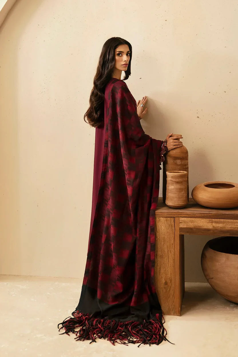 Classic Embroidered Lawn 3-Piece Suit with Digital Printed Jacquard Dupatta – 5149