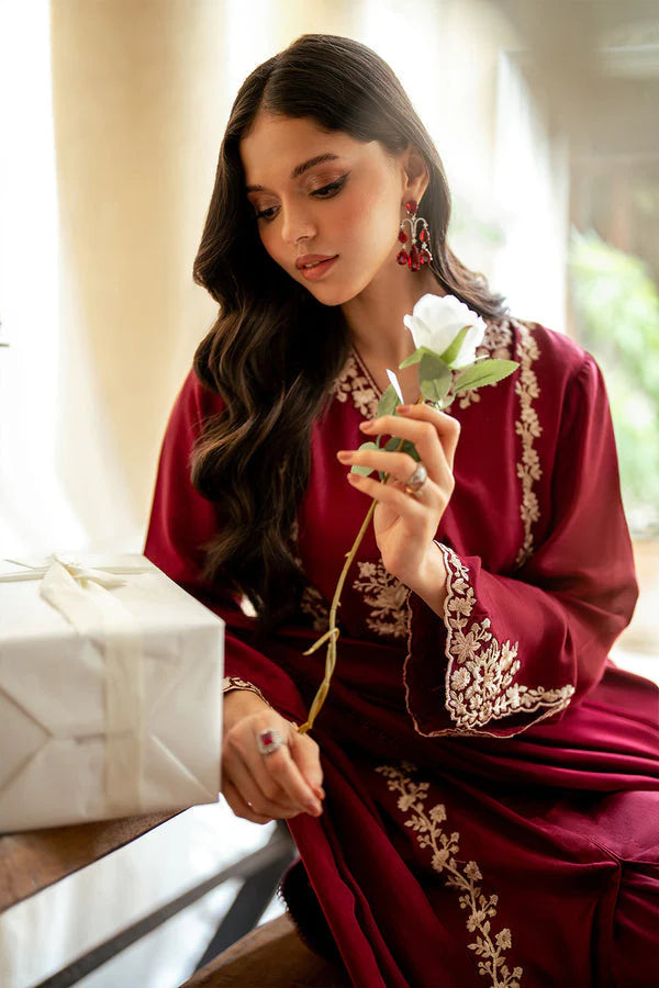 Whimsical Embroidered Lawn 3-Piece Suit with Cotton Net Viscose Dupatta – 5165