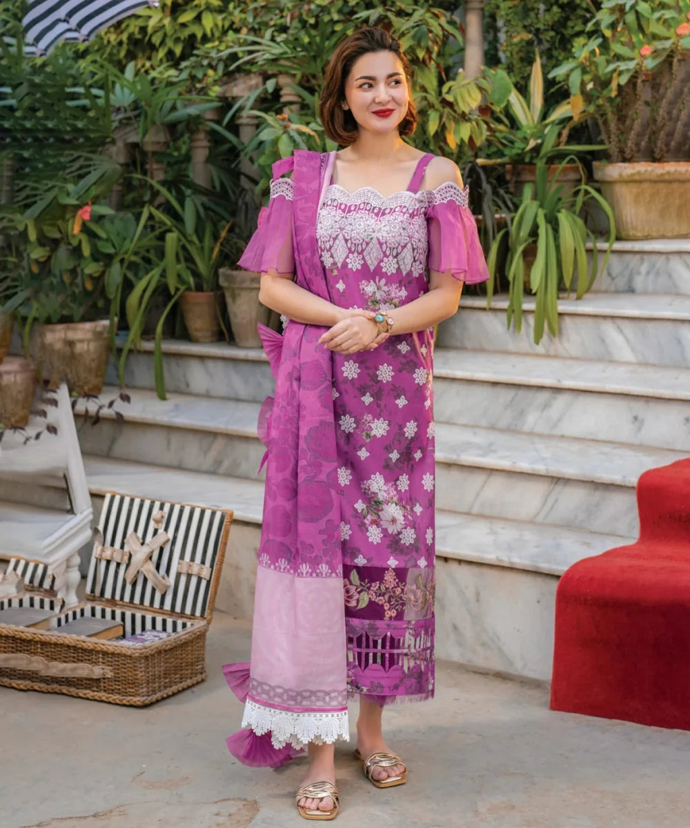 Digital Printed Khaddar 3 Piece Suit | 933