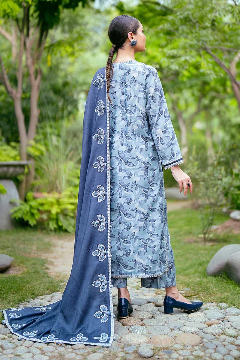 Lawn Zarri Digitally Printed 3-Piece Unstitched Suit 1527 with Printed Voile Dupatta