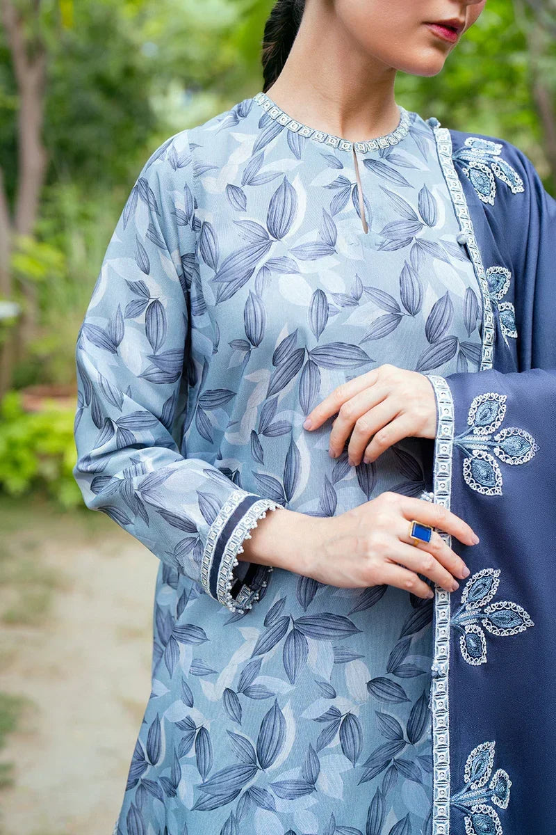 Lawn Zarri Digitally Printed 3-Piece Unstitched Suit 1527 with Printed Voile Dupatta