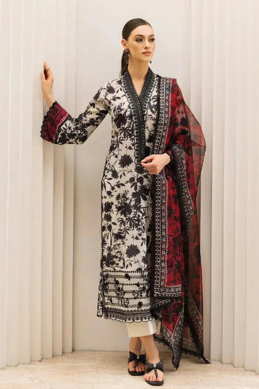 3PC Karandi Digital Printed Suit with Printed Dupatta — 816