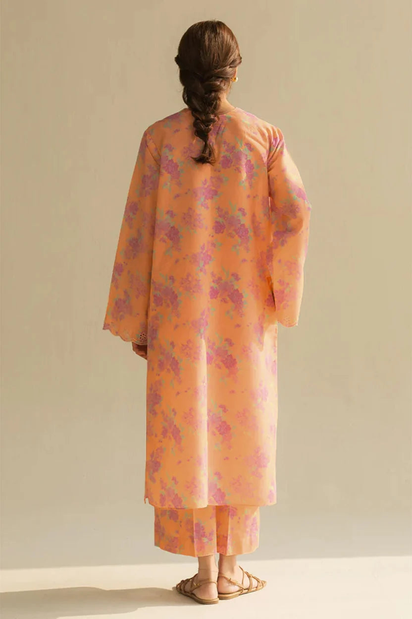 Lawn Printed 2-Piece Unstitched Suit 1540 – Shirt & Trouser Set for Everyday Wear
