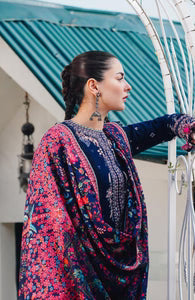 Opulent Embroidered Lawn 3-Piece Suit with Digital Printed Jacquard Dupatta – 5161