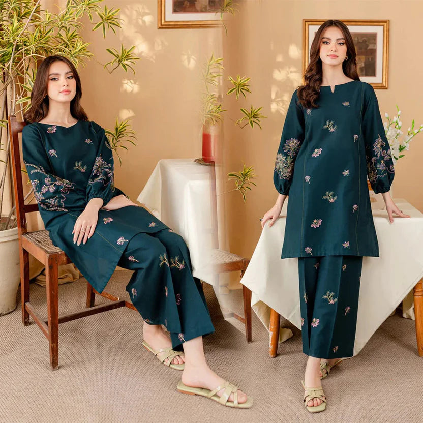 Effortless Embroidered Lawn 2-Piece Suit – 5008