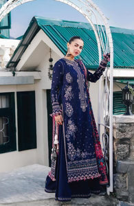 Opulent Embroidered Lawn 3-Piece Suit with Digital Printed Jacquard Dupatta – 5161