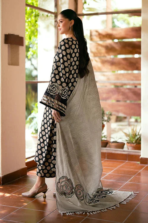 Lawn 3-Piece Suit 4004 with Fully Printed Shirt & Matching Lawn Dupatta – Coordinated Print Set