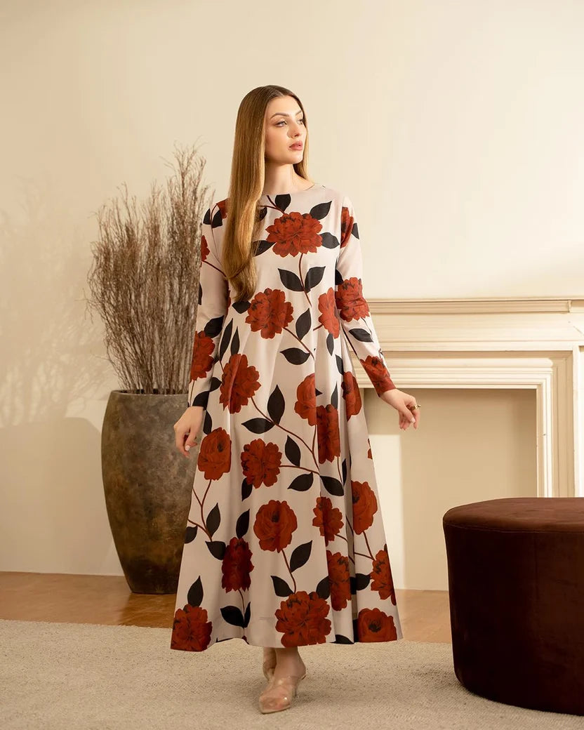 Silk 2-Piece Digitally Printed Suit 856 – Fully Printed Silk Shirt & Trouser Set