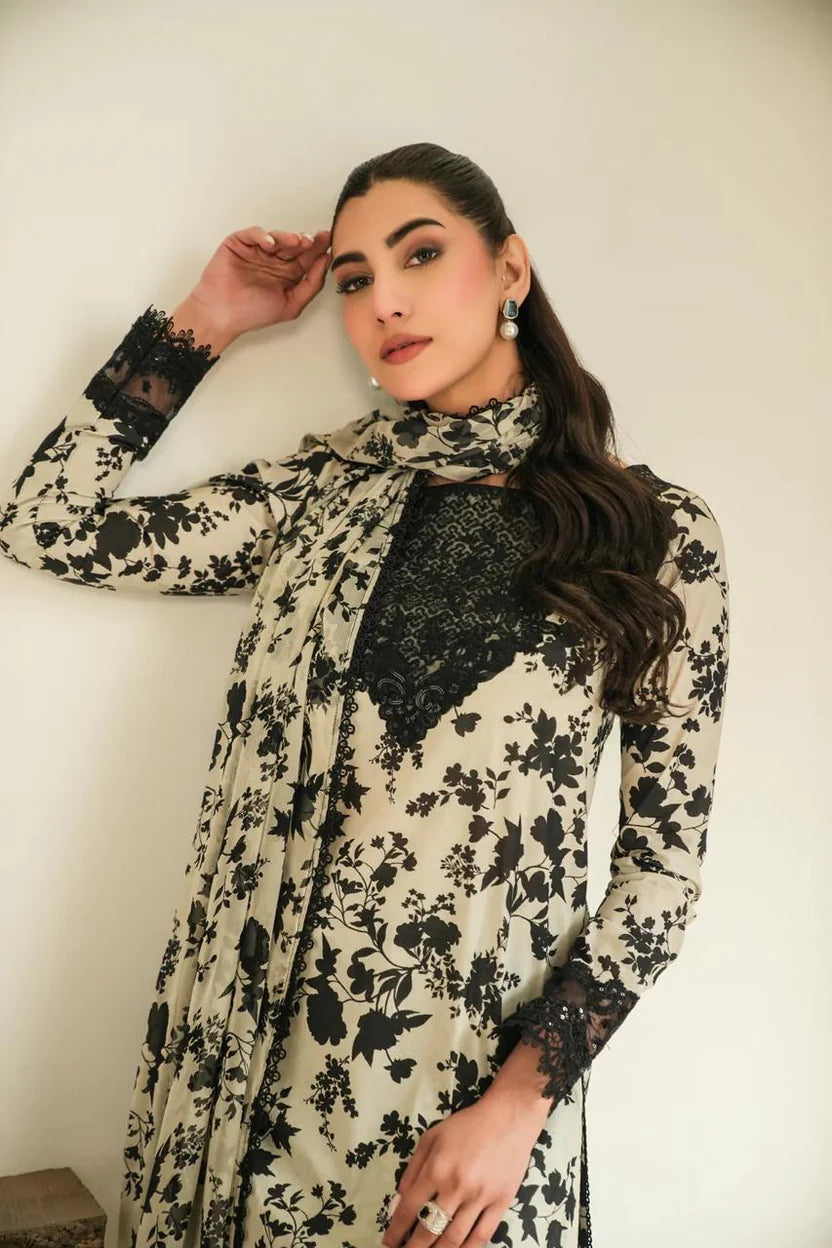 Karandi 3PC Digital Printed Suit with Karandi Digital Printed Dupatta — 1716