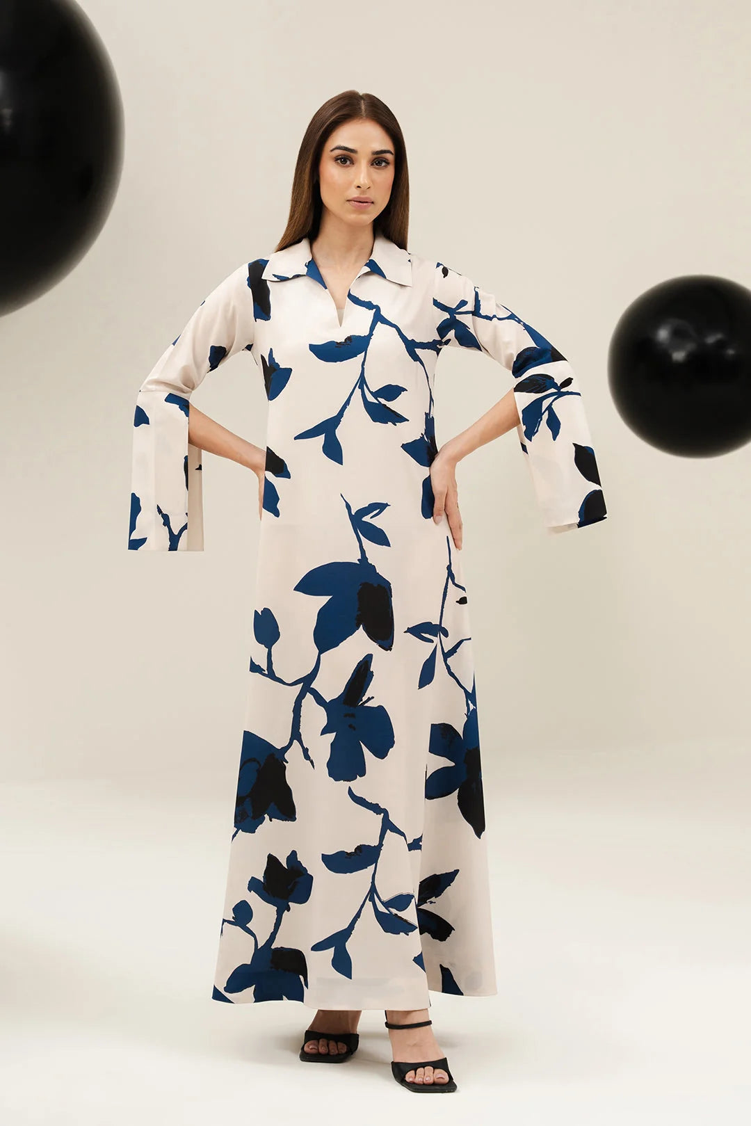 Silk 2-Piece Digitally Printed Suit 852 – Everyday Silk Shirt & Trouser Combo