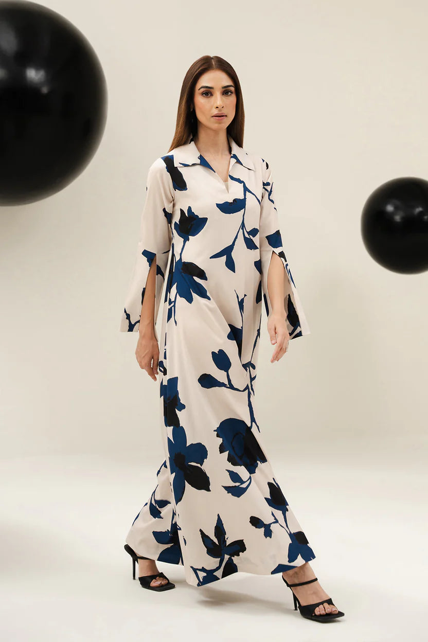 Silk 2-Piece Digitally Printed Suit 852 – Everyday Silk Shirt & Trouser Combo