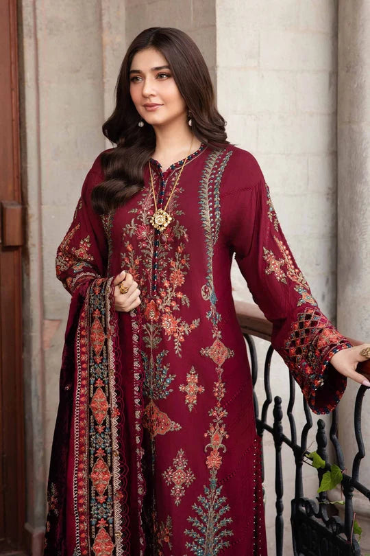 Signature Sequence Embroidered Lawn 3-Piece Suit with Digital Printed Jacquard Dupatta – 5164