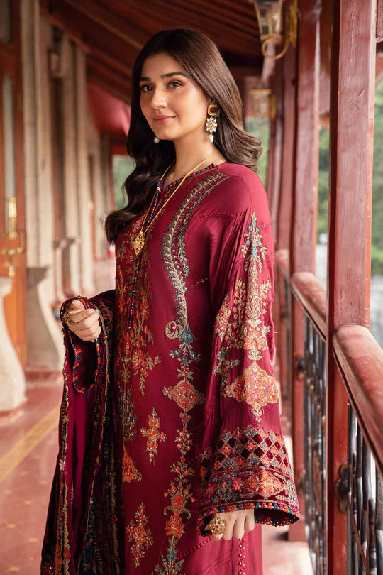 Signature Sequence Embroidered Lawn 3-Piece Suit with Digital Printed Jacquard Dupatta – 5164