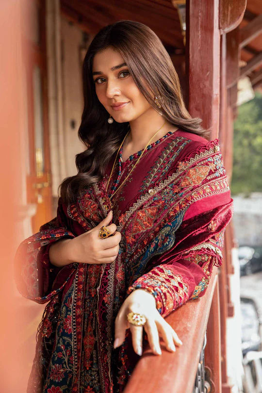 Signature Sequence Embroidered Lawn 3-Piece Suit with Digital Printed Jacquard Dupatta – 5164