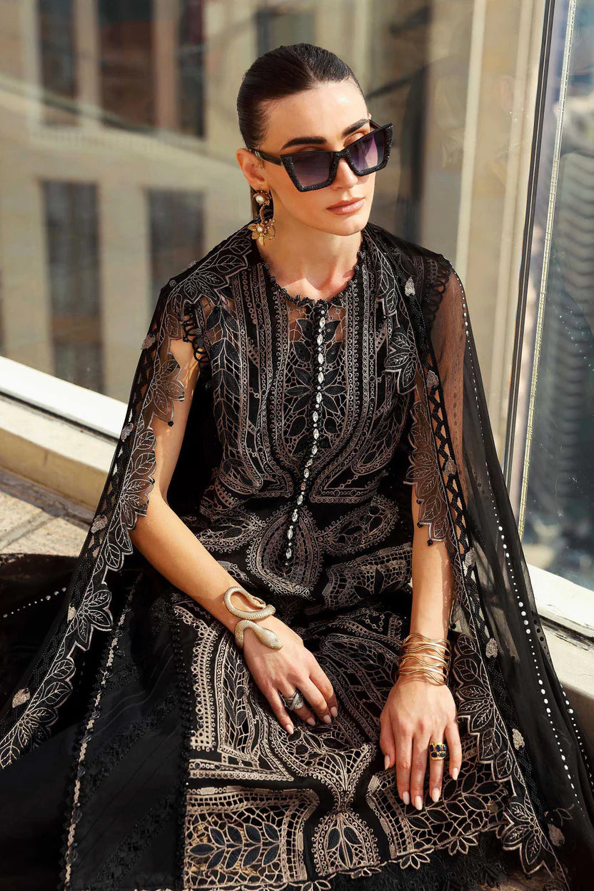 Majestic Chikankari Embroidered Lawn 3-Piece Suit with Chiffon Embroidered Dupatta – 5331
