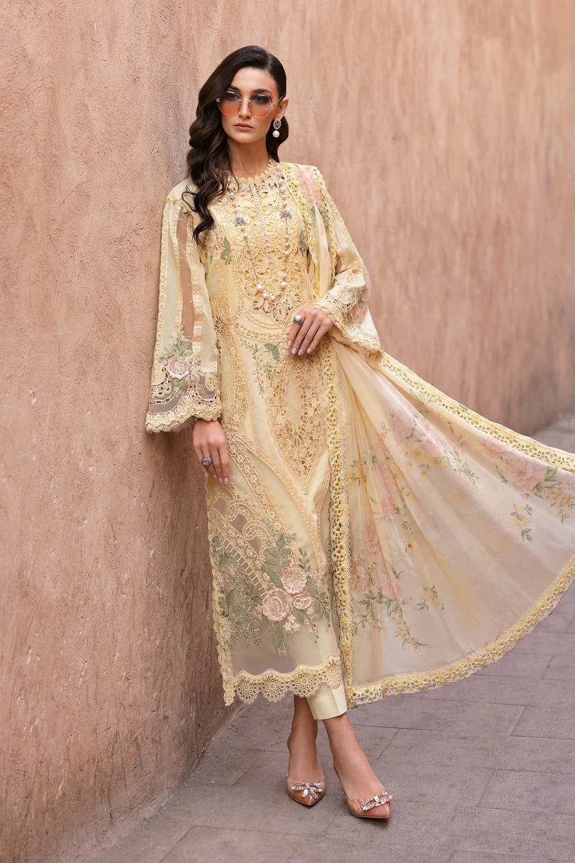 Vivacious Sequins Embroidered Lawn 3-Piece Suit with Chiffon Digital Printed Dupatta – 5269