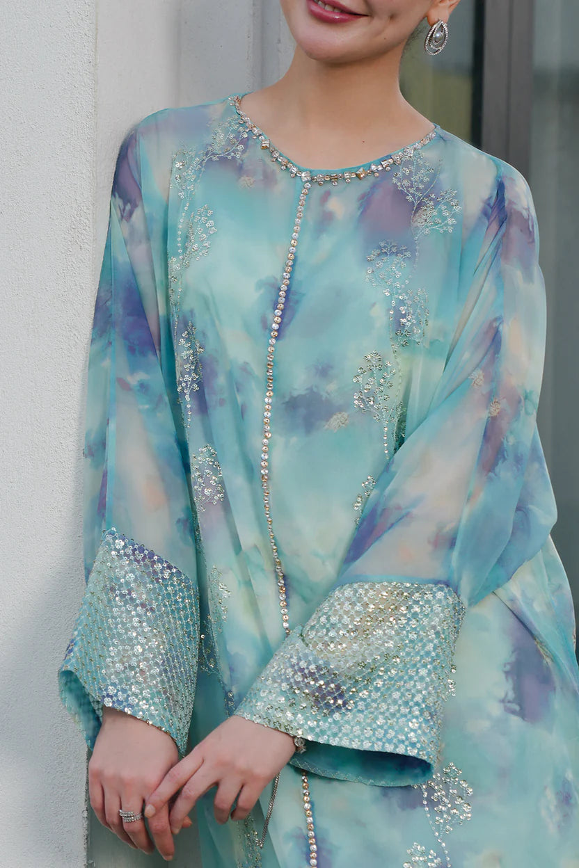 Silk 2-Piece Digitally Printed Suit 874 – Fully Printed Shirt & Trouser Duo
